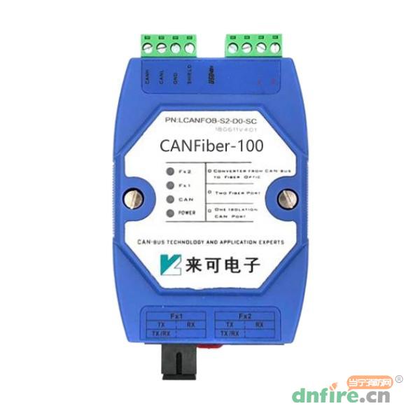 CANFiber-100点对点式can光端机 can光纤转换器,来可电子,各类接口卡