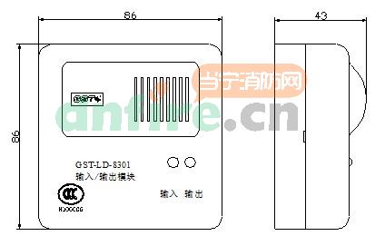 模块外形示意图