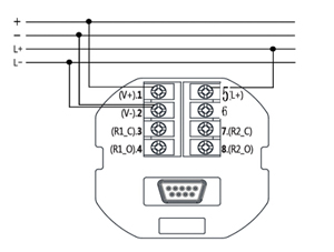 SL-D710总线型端子接线图