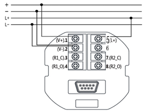 SL-D730总线型端子子接线图