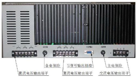 M5000柜式控制器电源后面板图