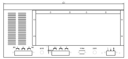 M5000柜式控制器电源后面板图