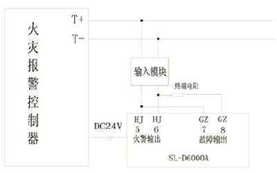 JTW-LD-SL-D6000A火灾探测器接线方式
