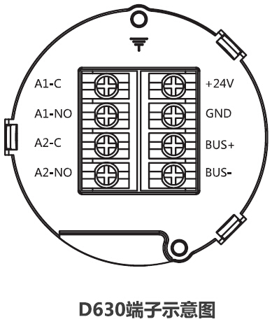 D630气体探测器接线端子
