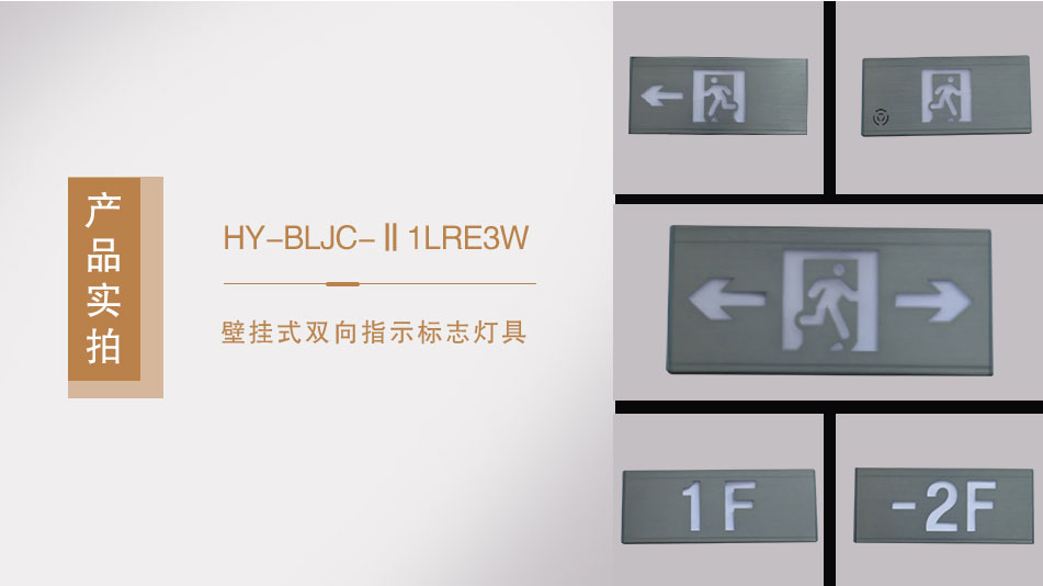 HY-BLJC-Ⅱ1LRE3W壁挂式双向指示标志灯具实拍