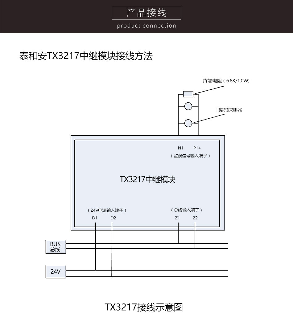 tx3217中继模块接线图