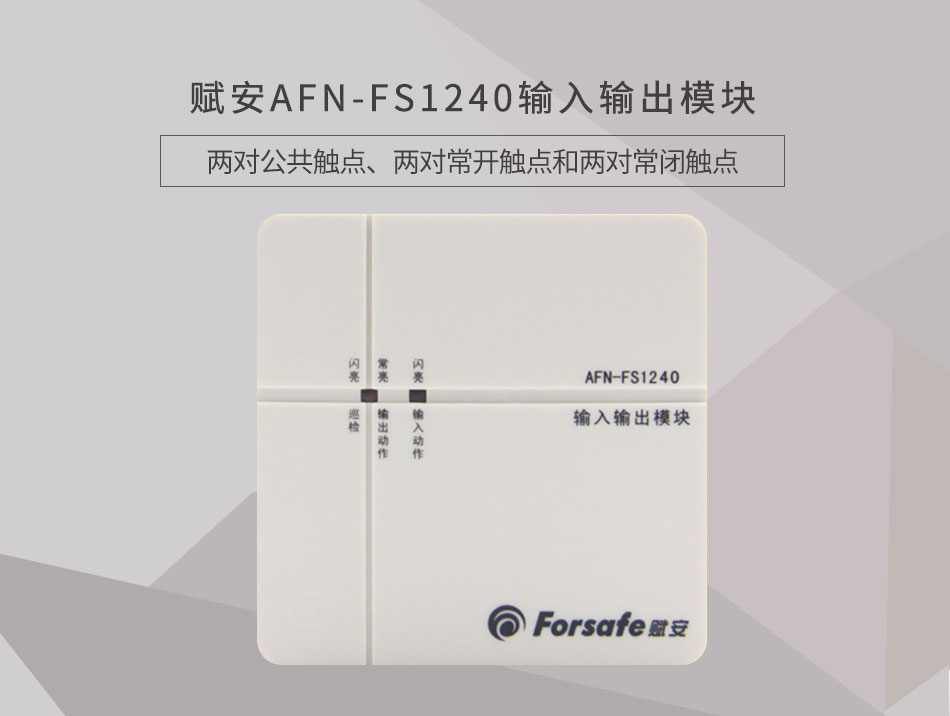 AFN-FS1240输入输出模块情景展示