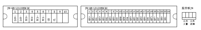 JB-QB-LD128EH(M)火灾报警控制器端子
