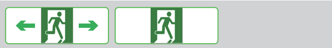 玻璃吊装式应急疏散标志指示灯面板选型