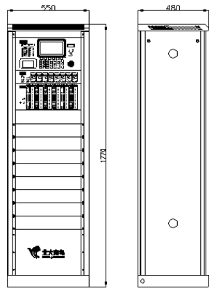 JB-TG-JBF-11SF火灾报警控制器结构及尺寸