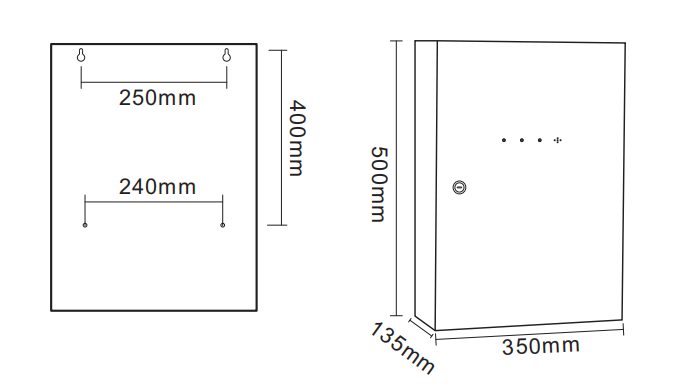 TA-FP-500W-F01应急照明分配电装置（分配电箱）外形尺寸