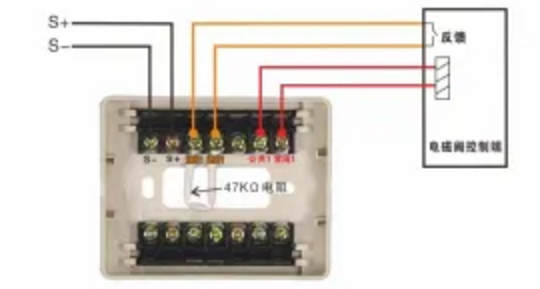 J-EI6041D型输入/输出模块控制电磁阀接线图