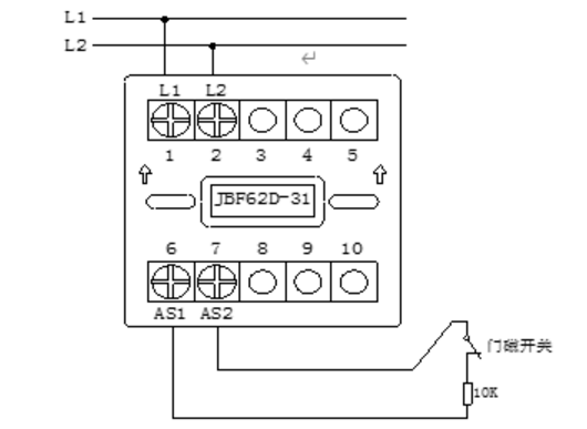 JBF62D-31输入接口模块接线图