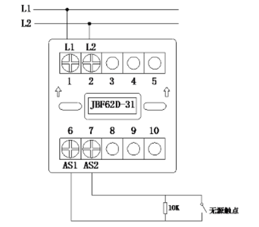 JBF62D-31输入接口模块接线图