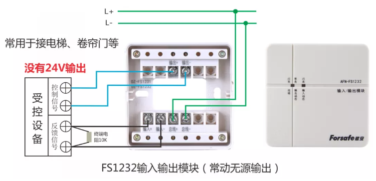 FS1232输入输出模块接线图