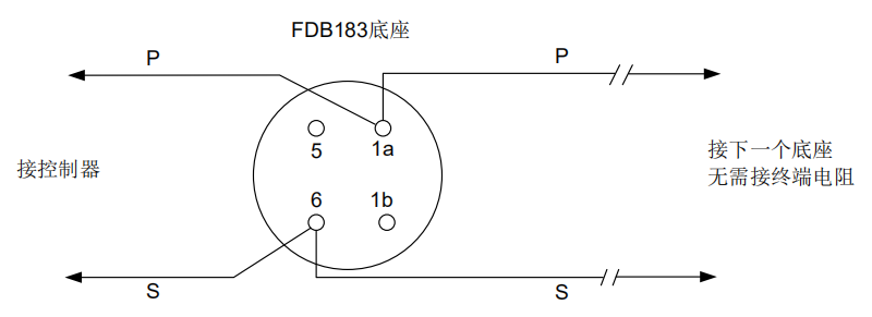 FDO183S点型光电感烟探测器接线图