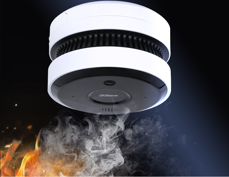 DH-HY-SAV849HA独立式光电感烟火灾探测报警器 可视化烟雾温度湿度探测摄像头监控产品展示