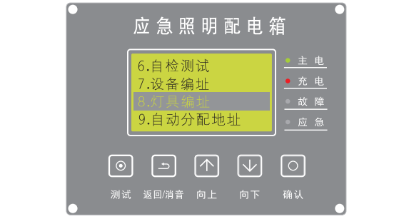 敏华M-PD系列应急照明配电箱怎么给灯具编地址码