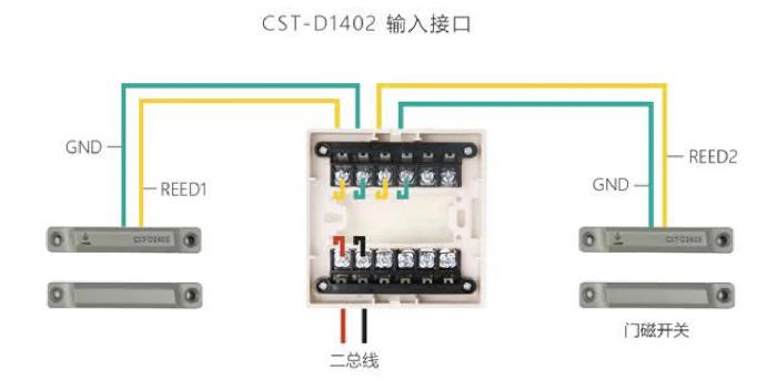CST-D1402输入接口接线图