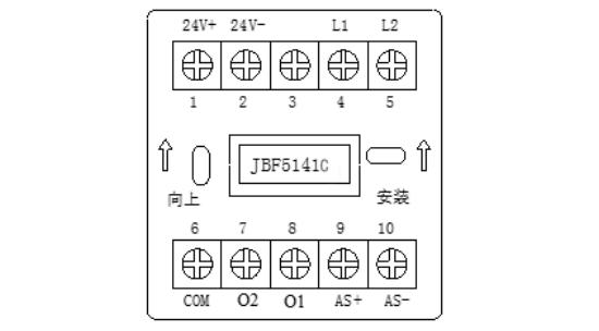 JBF5141C输入/输出模块接线端子图