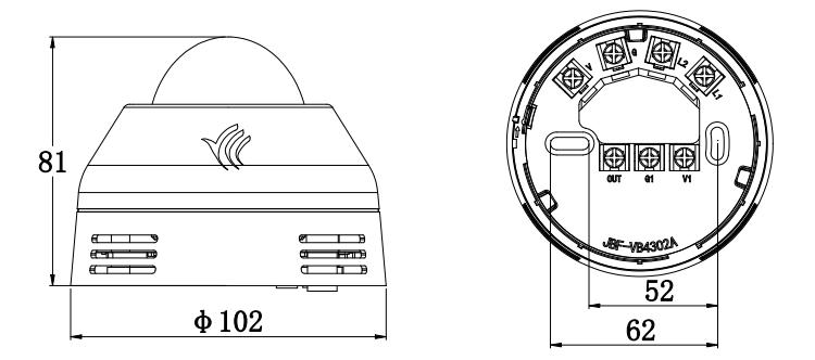 JBF4372R-C型无线声光报警器安装说明