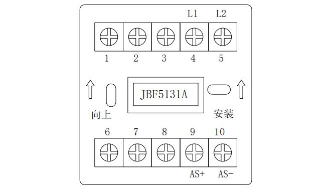 JBF5131A输入模块接线端子图