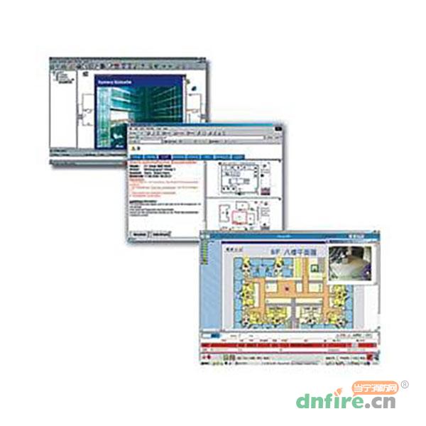 MCS图文软件系统,安舍ESSER,电气火灾图形显示系统
