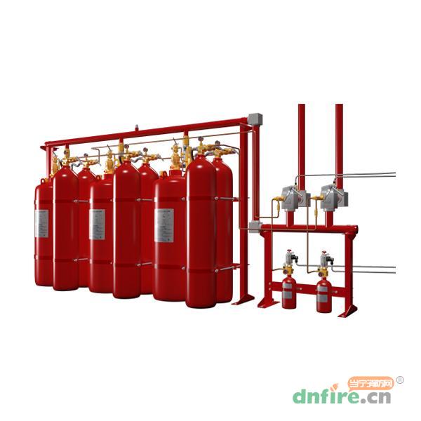 外贮压式（备压式、外储压）七氟丙烷灭火系统