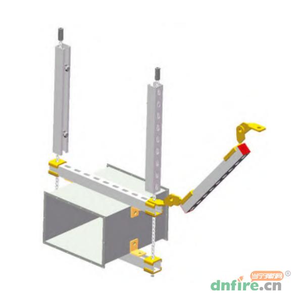 暖通风管侧向抗震支架