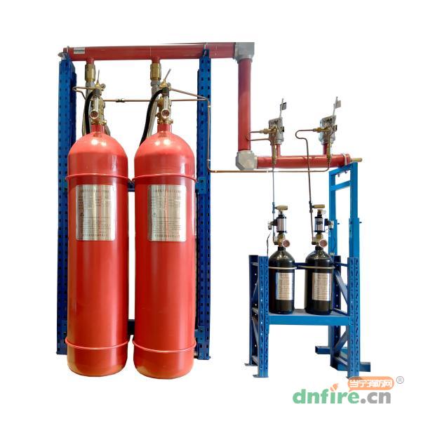 QMQ5.6MPa级DKL七氟丙烷灭火设备,坚瑞,有管网七氟丙烷气体灭火系统