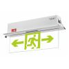 N-BLJC-2LROEⅠ1WZFD集电集控防火塑料面板水晶吊牌标志灯 嵌顶,敏华电工,消防应急疏散指示灯