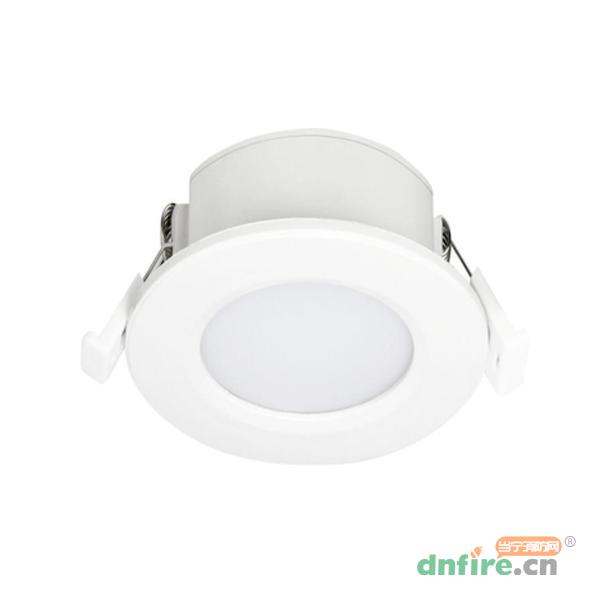 CS-ZFJC-E5W-1314集中电源集中控制型消防应急照明灯具 4寸全塑嵌入筒灯,超盛安防,消防应急照明灯