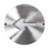 GB-BLJC-1LREⅠ0.4W-S2022ZG集中电源集中控制型消防应急标志灯具 钢面直边,艺光,消防应急疏散指示灯