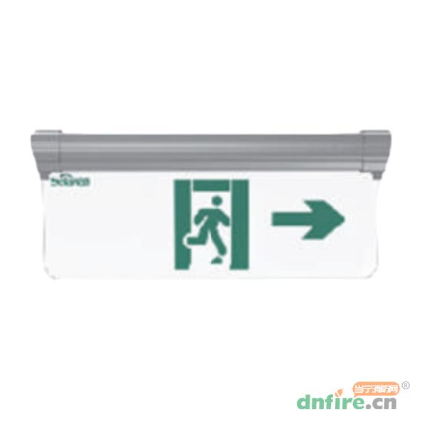 KW-BLJC-2LREⅡ0.3W-1113吊装透明面板标志灯具,中科知创,消防应急疏散指示灯