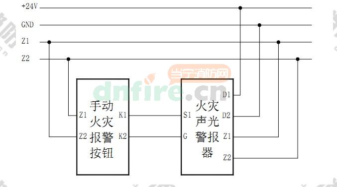 声光报警器接线