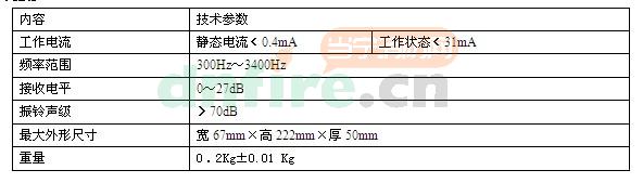 HY2712D主要技术指标