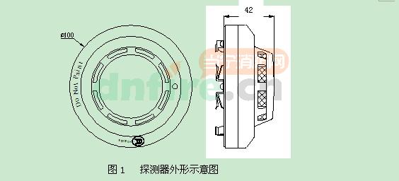 JTY-GF-GST104探测器外形示意图