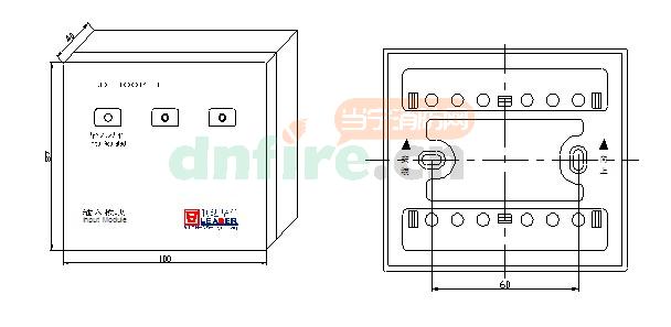 LD4400E-1结构与安装尺寸图