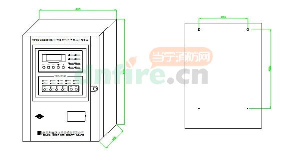 JB-QB-LD128EN(M)-AI外形与结构尺寸图