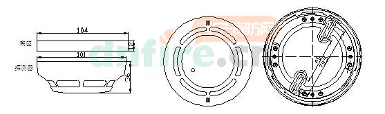 JTY-GM-LD3000EN结构与安装尺寸图