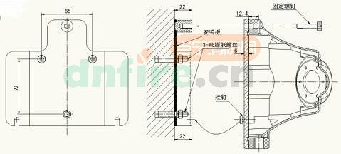 JTGB-HW-BK51/IR3/S三波段红外火焰探测器安装方式