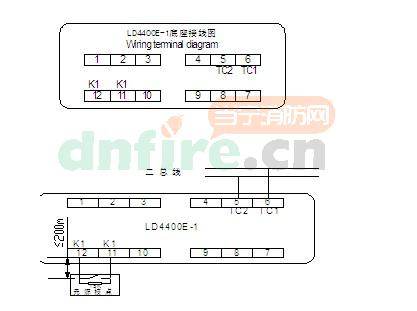 LD4400E-1端子图与接线图示例