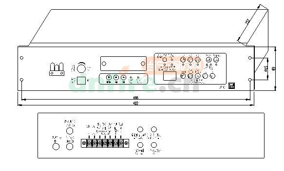 GB4210DM外形与结构尺寸及端子图