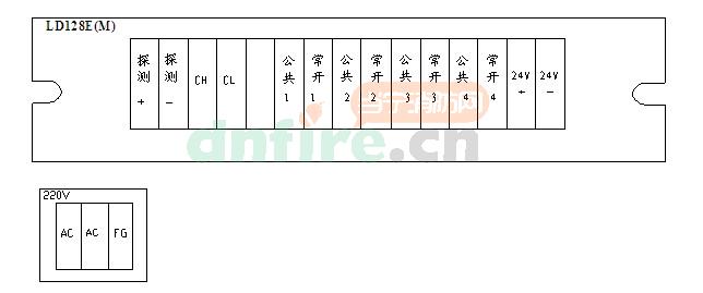 JB-QB/LD128E(M)端子图