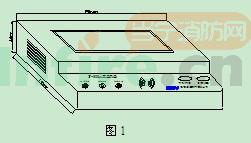 ZF-500火灾显示盘整机外观