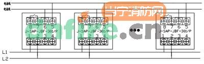 J-SAP-JBF-301/P手动火灾报警按钮接线图例