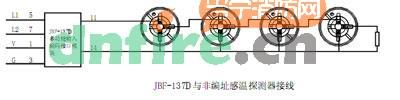 JTW-ZD-LN2110/C点型感温火灾探测器(A2)接线图例