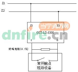 海湾消防模块接线图