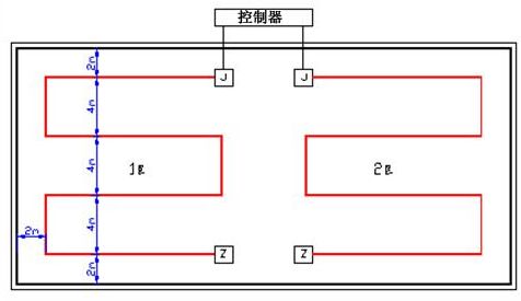 JTW-LD-L806探测器在仓库天花板下的安装方式
