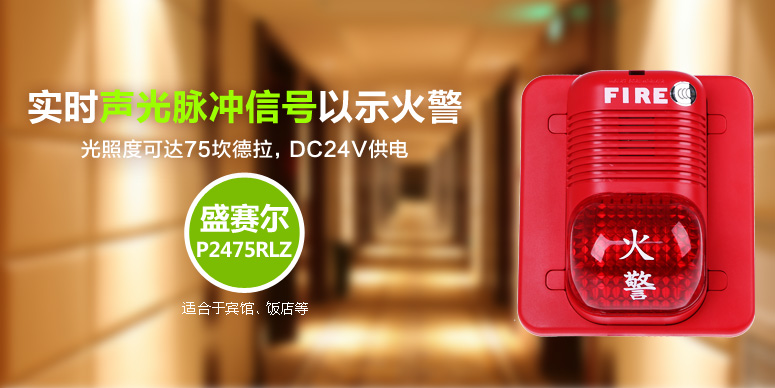 盛赛尔P2475RLZ系列声光报警器情景展示